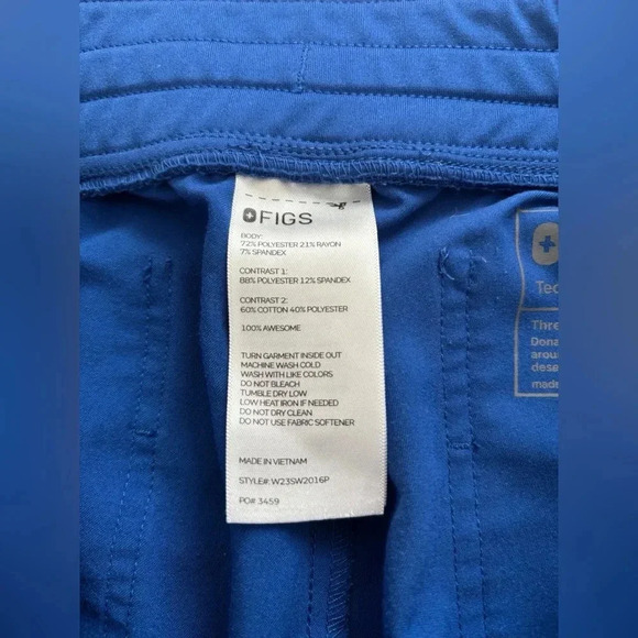 FIGS LIMITED EDITION ZAMORA JOGGERS Size L Petite Nurse Scrubs Medical Doctor - Picture 7 of 13